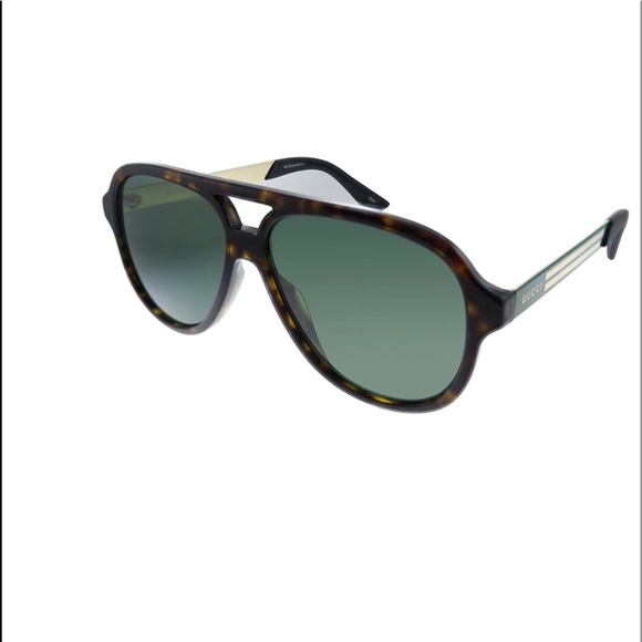 Gucci GG0688S 003 Aviator Sunglasses - Picture 5 of 12
